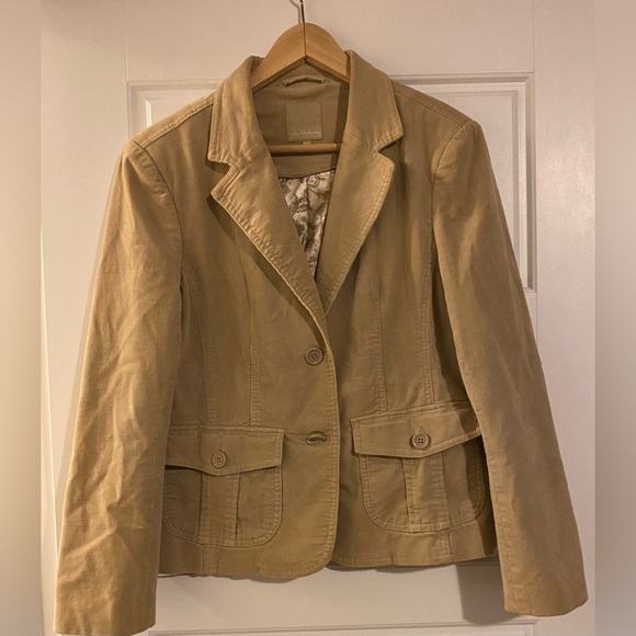 Lady Hathaway Blazer Corduroy Jacket Womens Beige small - Picture 1 of 9